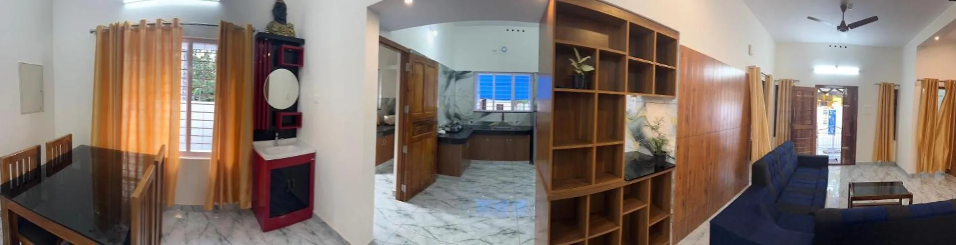 Moon 3Bhk Entire Villa 02 Varkala With Kitchen India